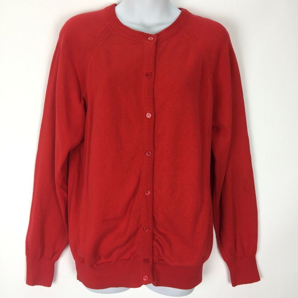 Vintage Cardigan Sweater Womens Size Medium Large‎ 38 Knit Designers Originals